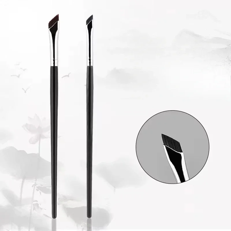 1/5pcs Blade Eyeliner Brush Eyebrow Brush Portable Flat Fine Eye Liner Brow Contour Makeup Brushes Makeup Cosmetic Beauty Tool