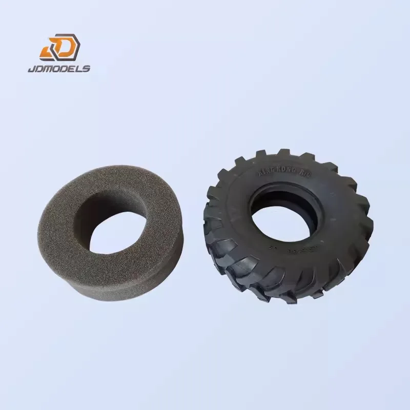 JDM Model JDM-127 Herringbone Pattern Tire Tractor Model Tire for Crawler Vehicle