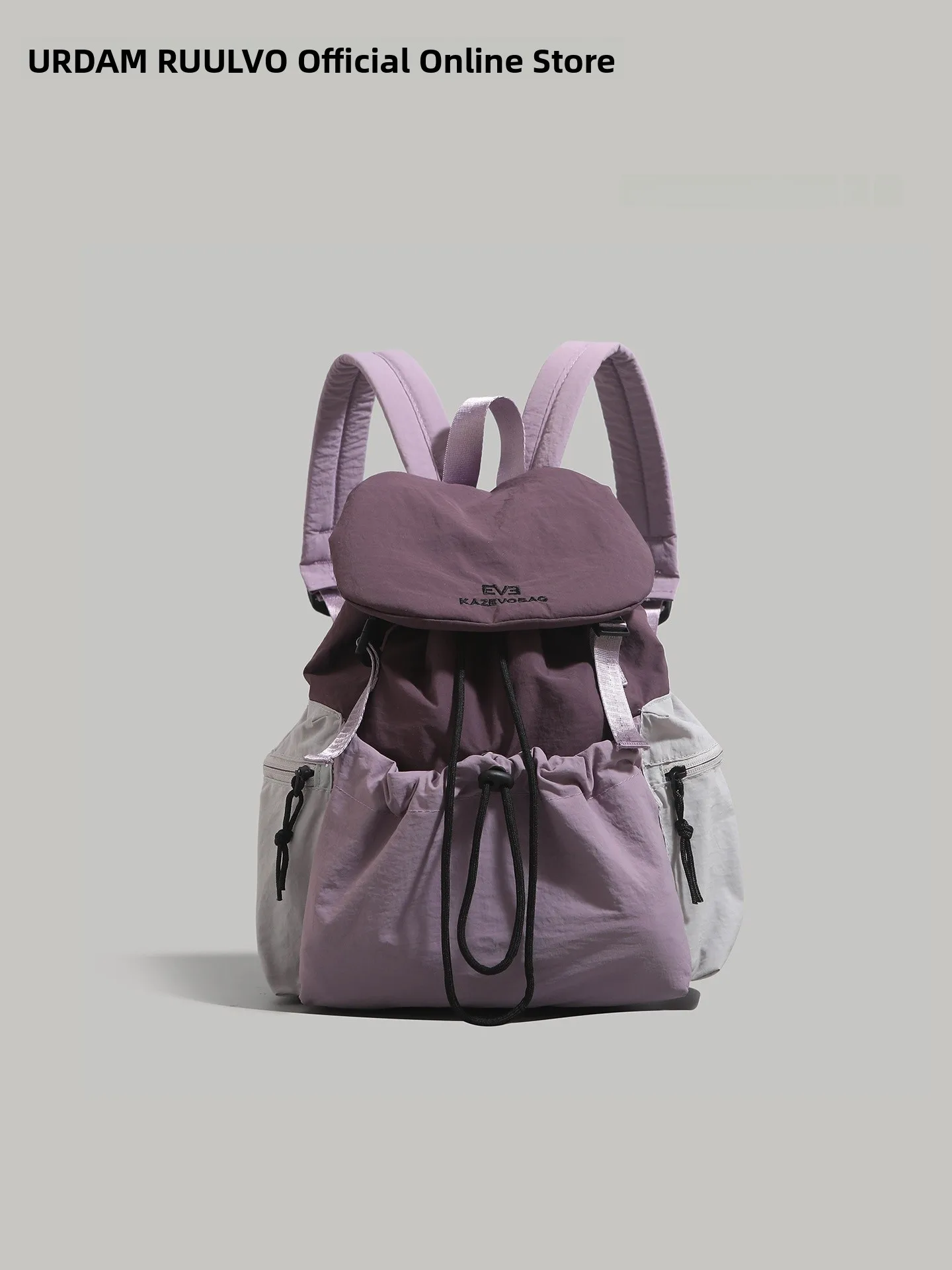 

UR Women's Nylon Dstring Bapa Casual Versatile Travel Bag 2025 New Sle Simple Match Student Bookbag Leisure Travel B...