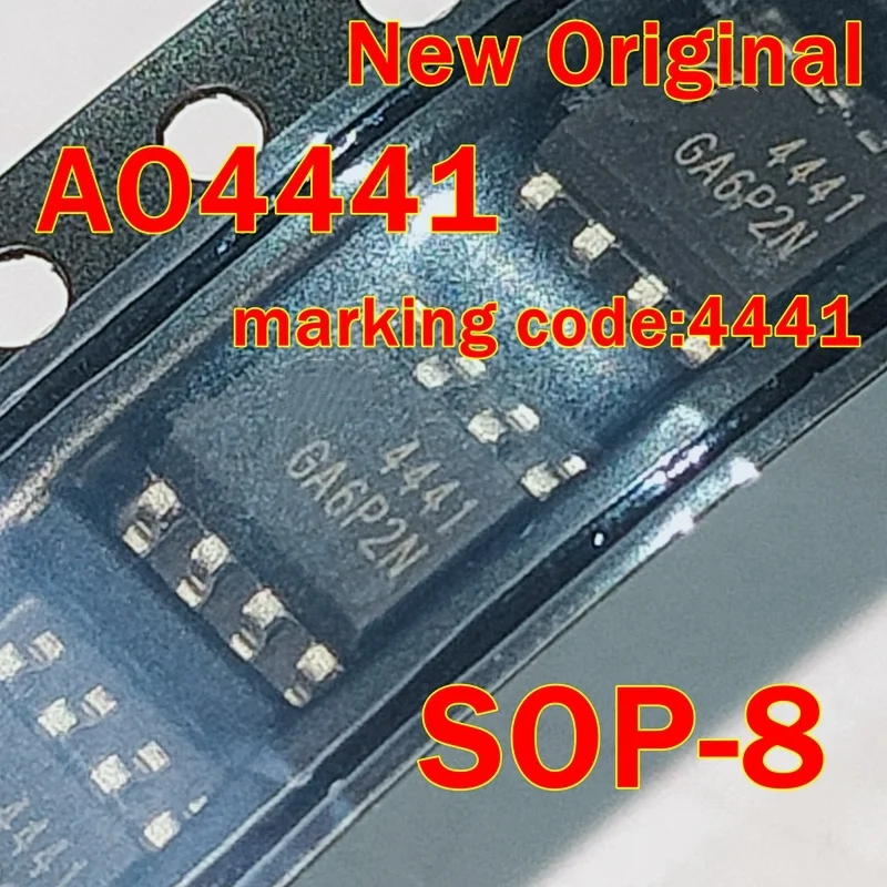 5pcs to 100pcs New Original AO4441 SOP-8 marking code:4441 P-Channel Enhancement Mode Field Effect Transistor