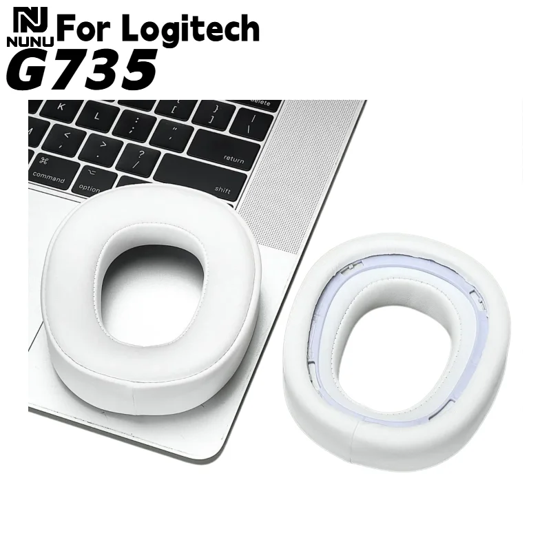 

Replacement Earmuff Repair Parts Protein skin /Breathable football net Ear Pads With buckle for Logitech G735 Wireles Headphones
