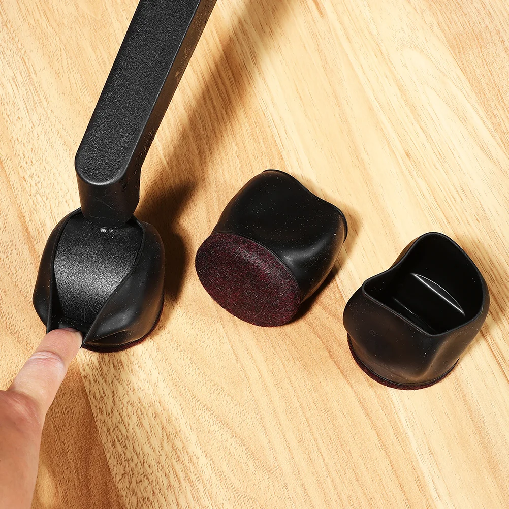 5 Pcs Chairs Caster Cover Rolling Wheel Stopper Cups Covers Stoppers for Furniture Casters Boots Dining Room Office Leg