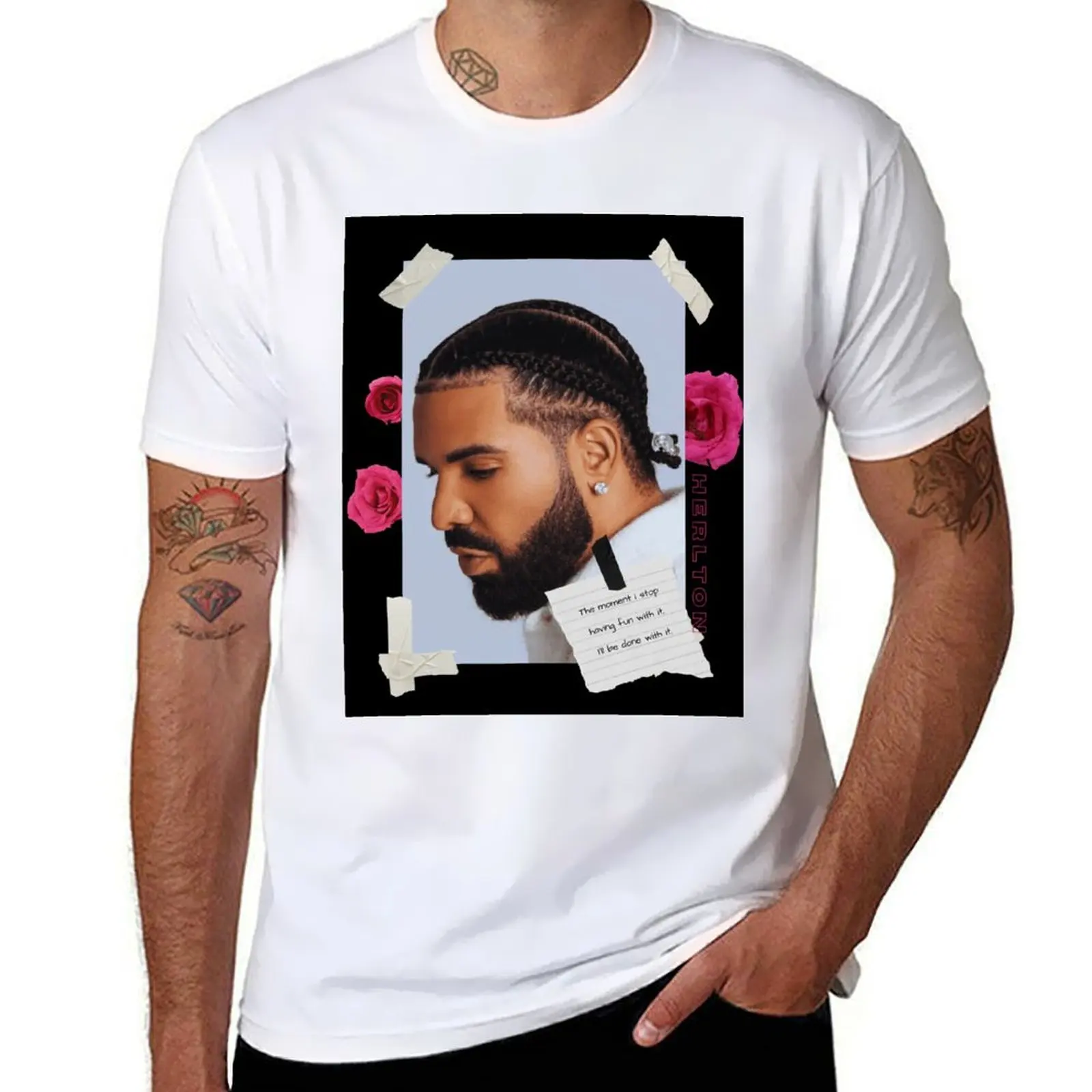 

DRAKE'S DONE T-Shirt man t shirt cotton anime tshirt