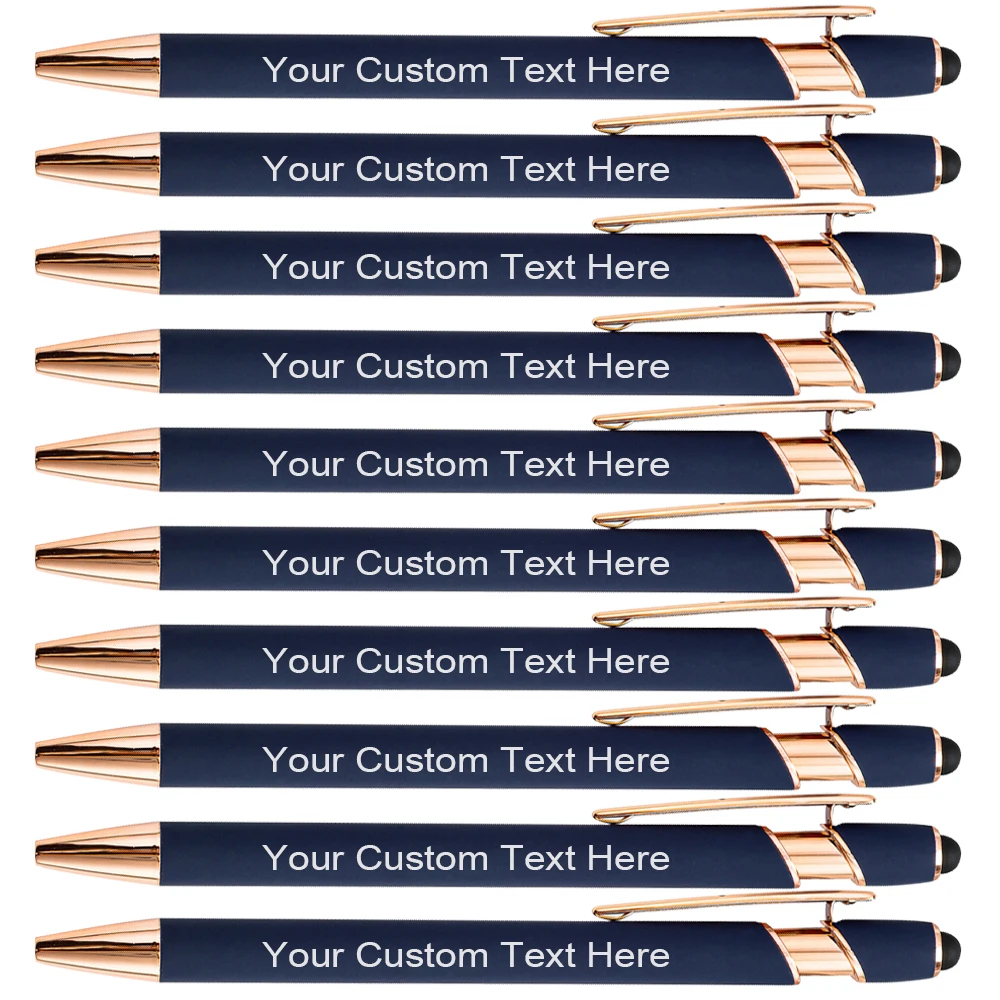 10pcs Custom Ballpoint Pen School Supplies Funny Stationary Office Accessories Unusual Novel Luxury Creative Writing Lettering