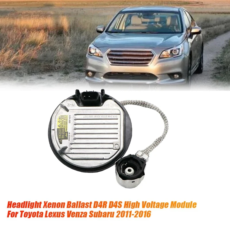 Lampu depan mobil HID Xenon D4R D4S, suku cadang modul tegangan tinggi untuk Toyota Lexus Venza Subaru 2011-2016 85967-45010 08020