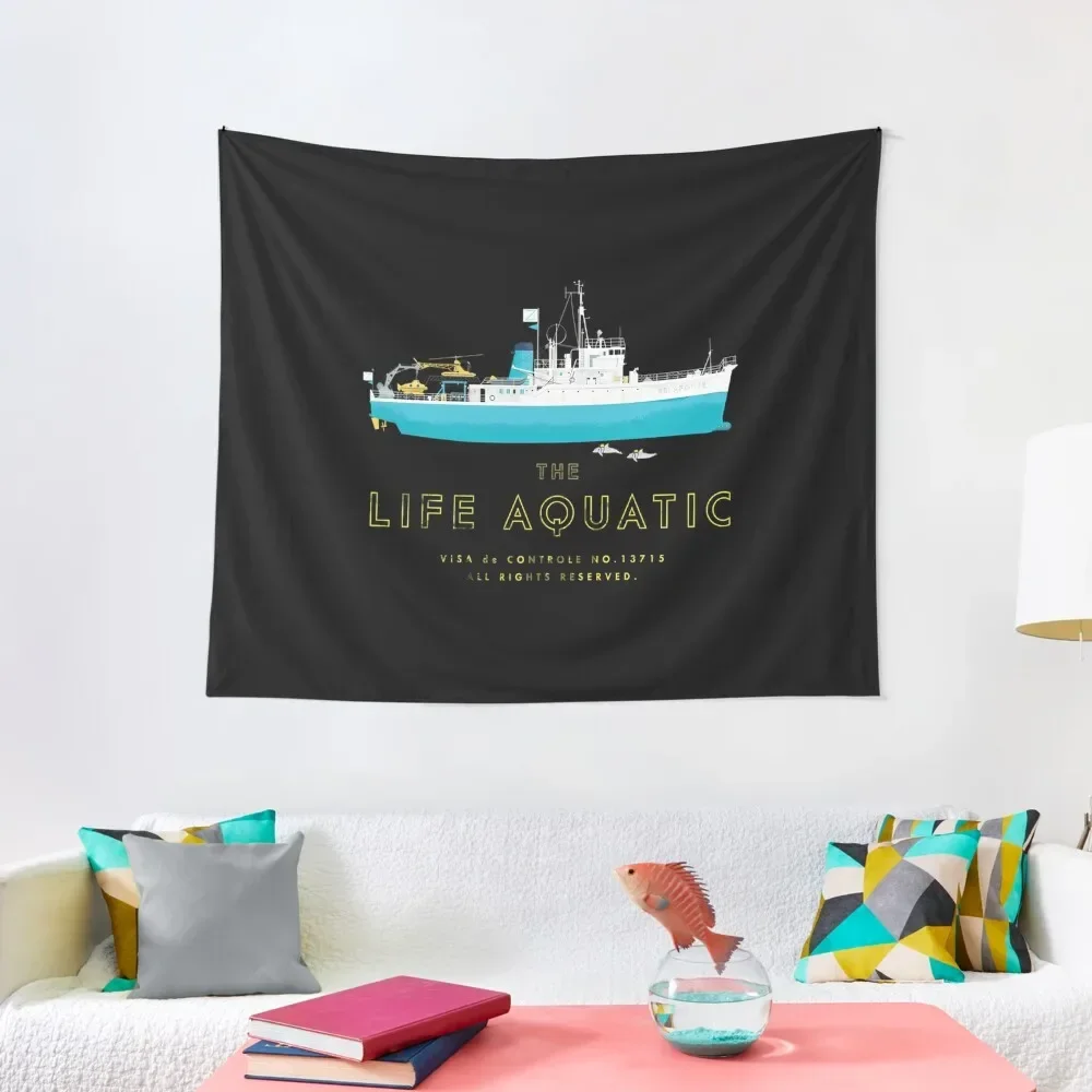 

The Life Aquatic With Steve Zissou Tapestry Cute Room Things Art Mural Room Decor Cute Tapestry