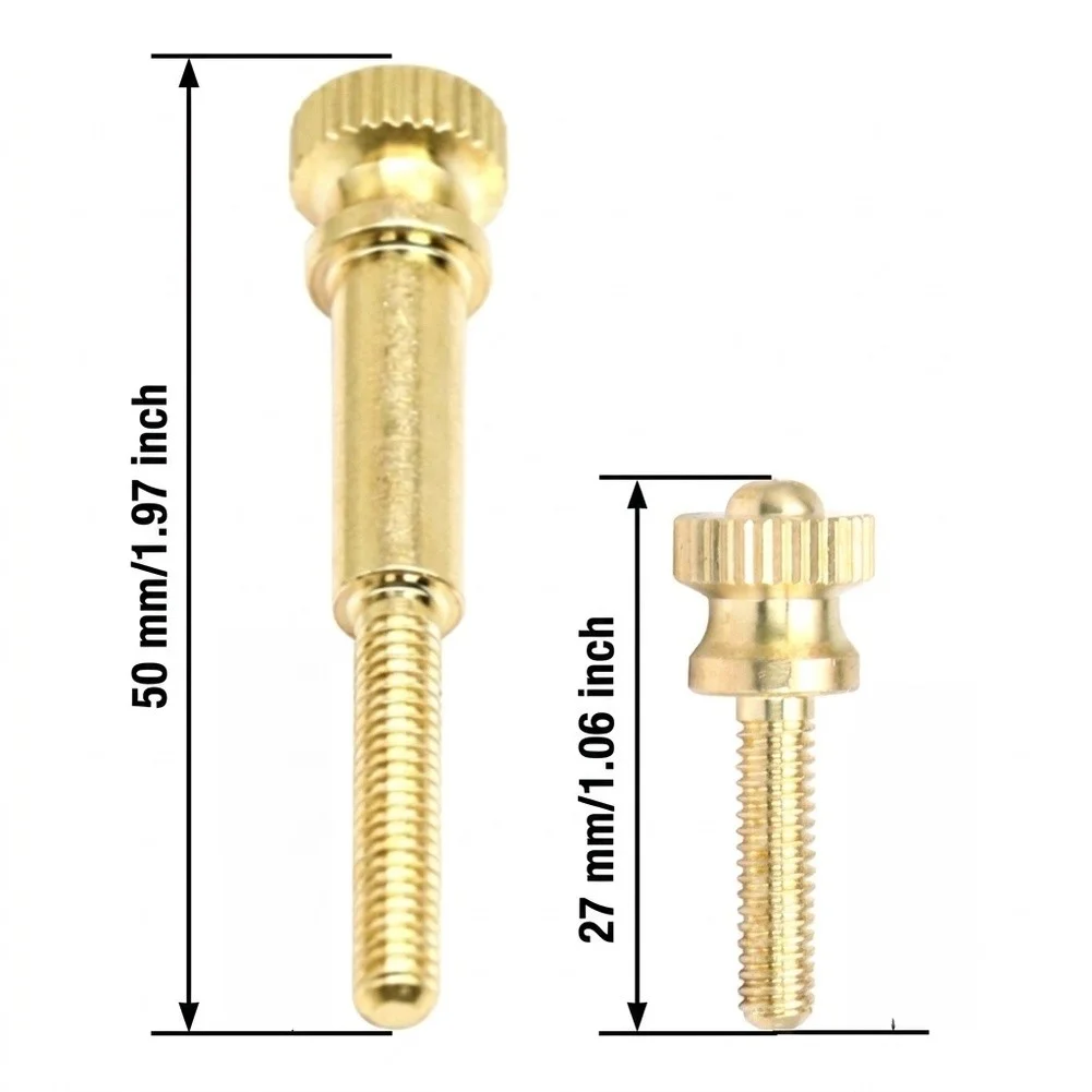 Brass Idle Adjustment Screw Set for E Carburetor Models Designed for Accurate Idle Tuning on Motorcycle Carburetor Systems