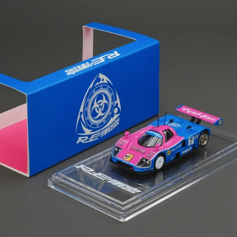 

BMC 1:64 787B RE AMEMIYA CLDC Car In Book Diecast Diorama Car Model Collection Toys