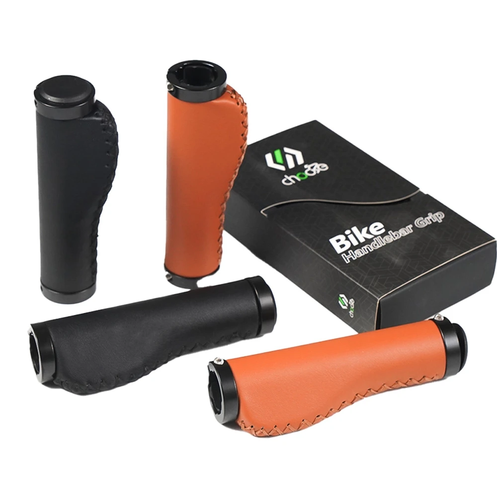 

Кожаные ручки CHOOEE MTB, нескользящие эргономичные велосипедные ручки, внутренний диаметр 22,2 мм, аксессуары для велосипедного велосипеда