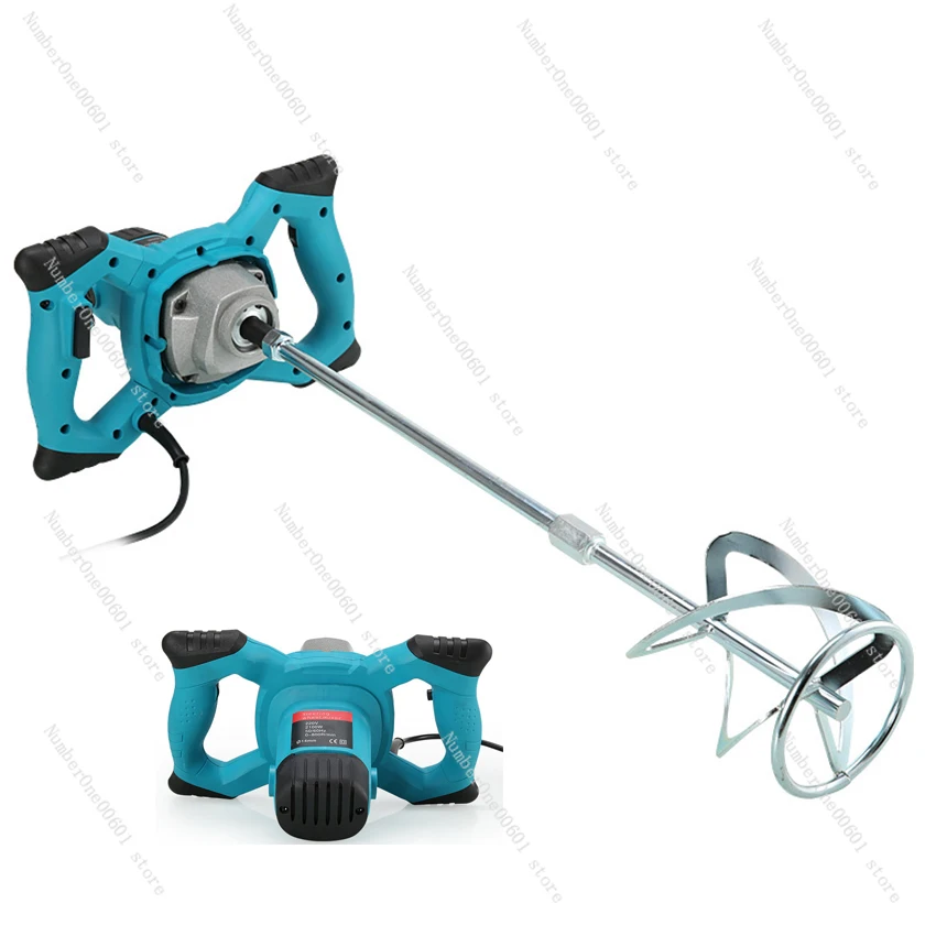 

2100w Industrial Grade Mixer Hand-held Paint Cement Putty Powder Mixer Steering Wheel Six-speed Adjustable Electric Beating Tool