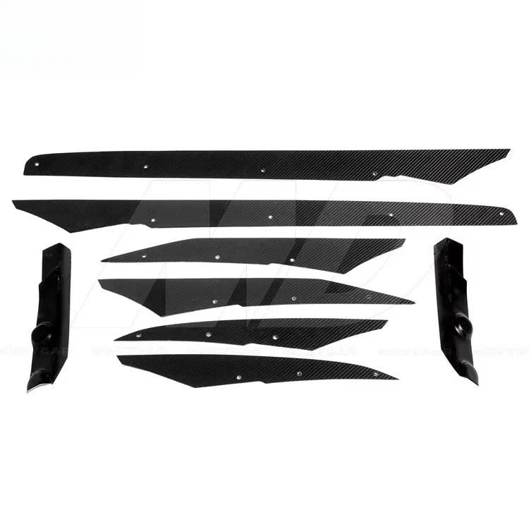 Vrs Kamikaze R Super Sonic Style Half Carbon Fiber Wide Body Kit for 2008-2016 GTR R35