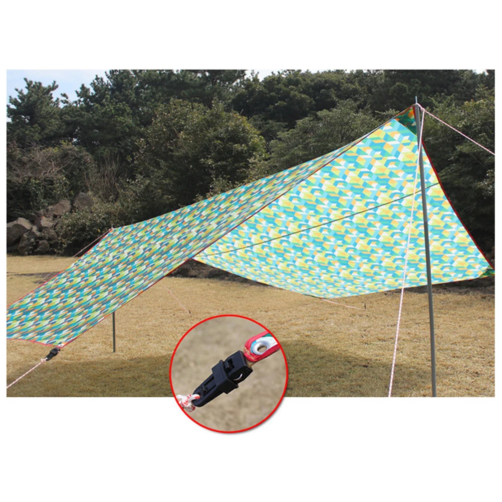 

20pcs Tent Clamp Adjustable Locking Clamps Tarp Edge Windproof Heavy Duty Buckle For Tents Canopy Awning