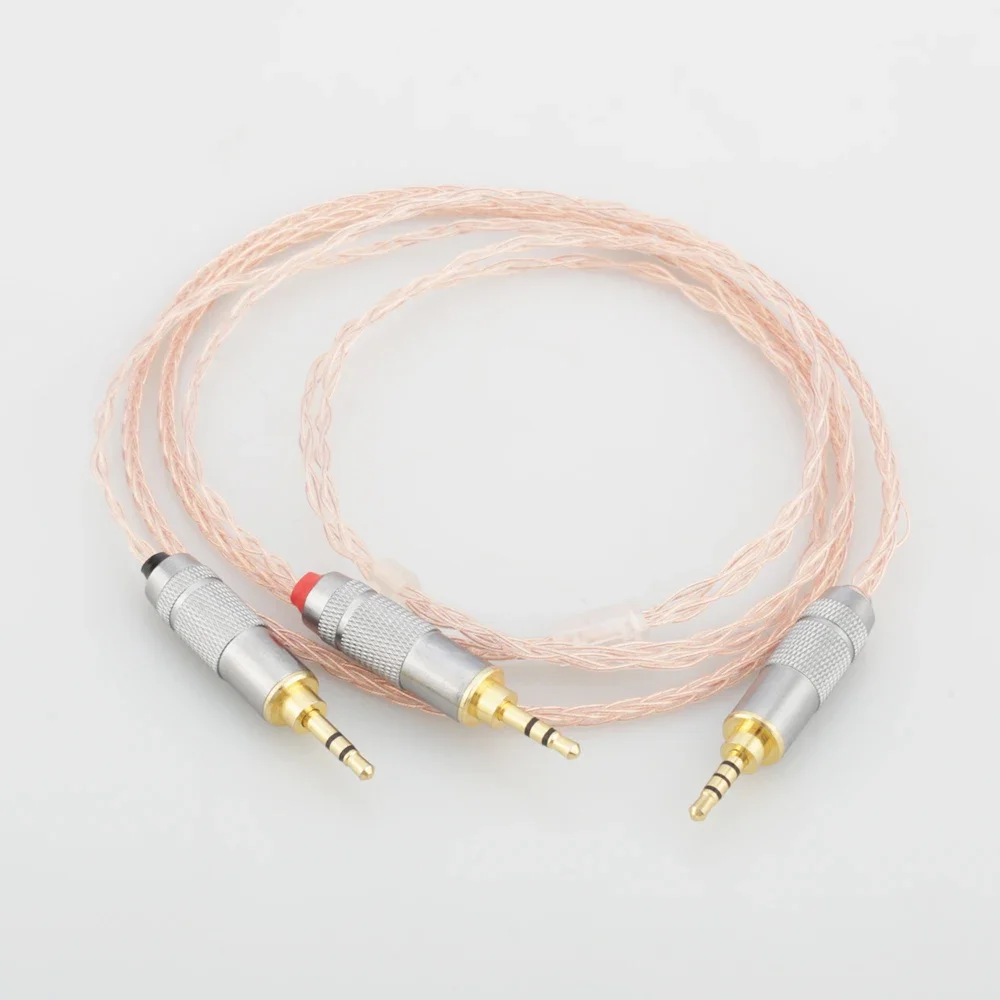 Audiocrast 8Cores 6N OCC Copper 2.5MM TRRS Balanced Plug Headphone Upgraded cable for SUNDARA he400i he400s HE560