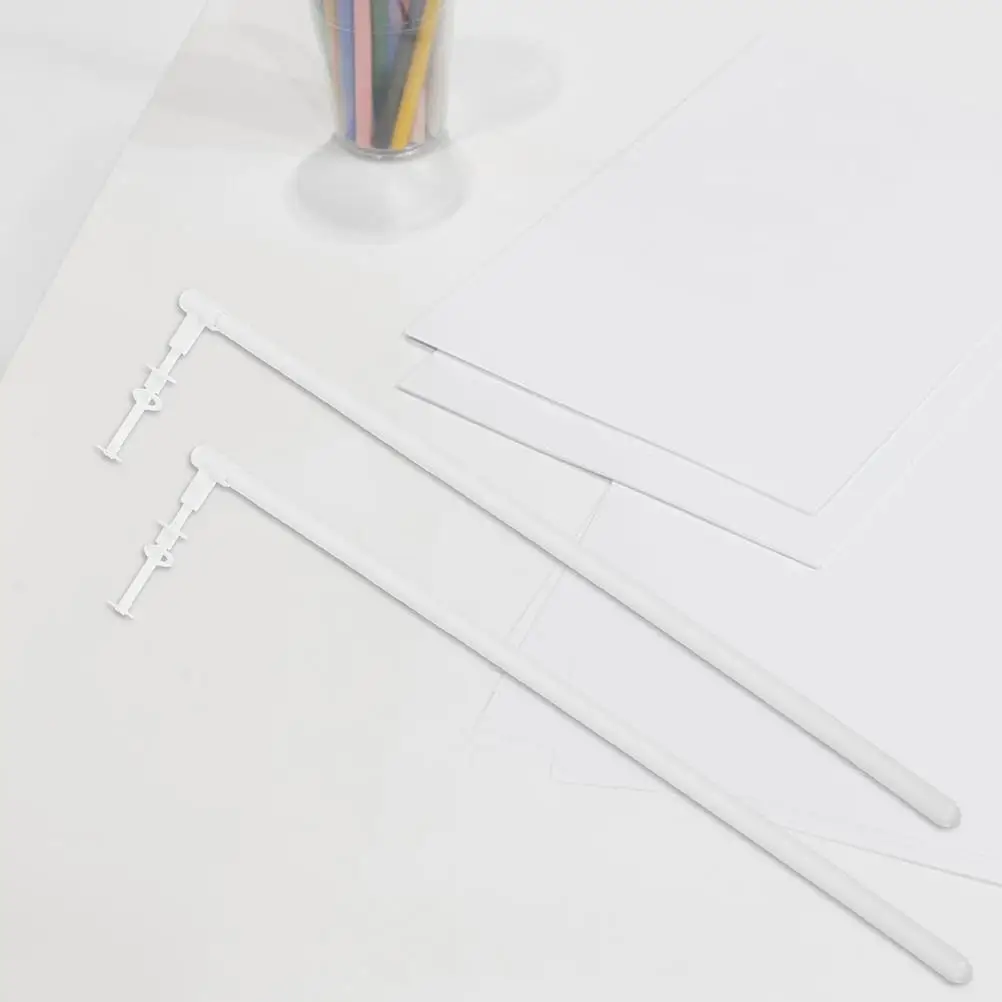 12 ชิ้นอุปกรณ์เสริมกังหันลม DIY Pinwheel Sticks Solid Rod Garden Windmills แท่งพีวีซีอะไหล่