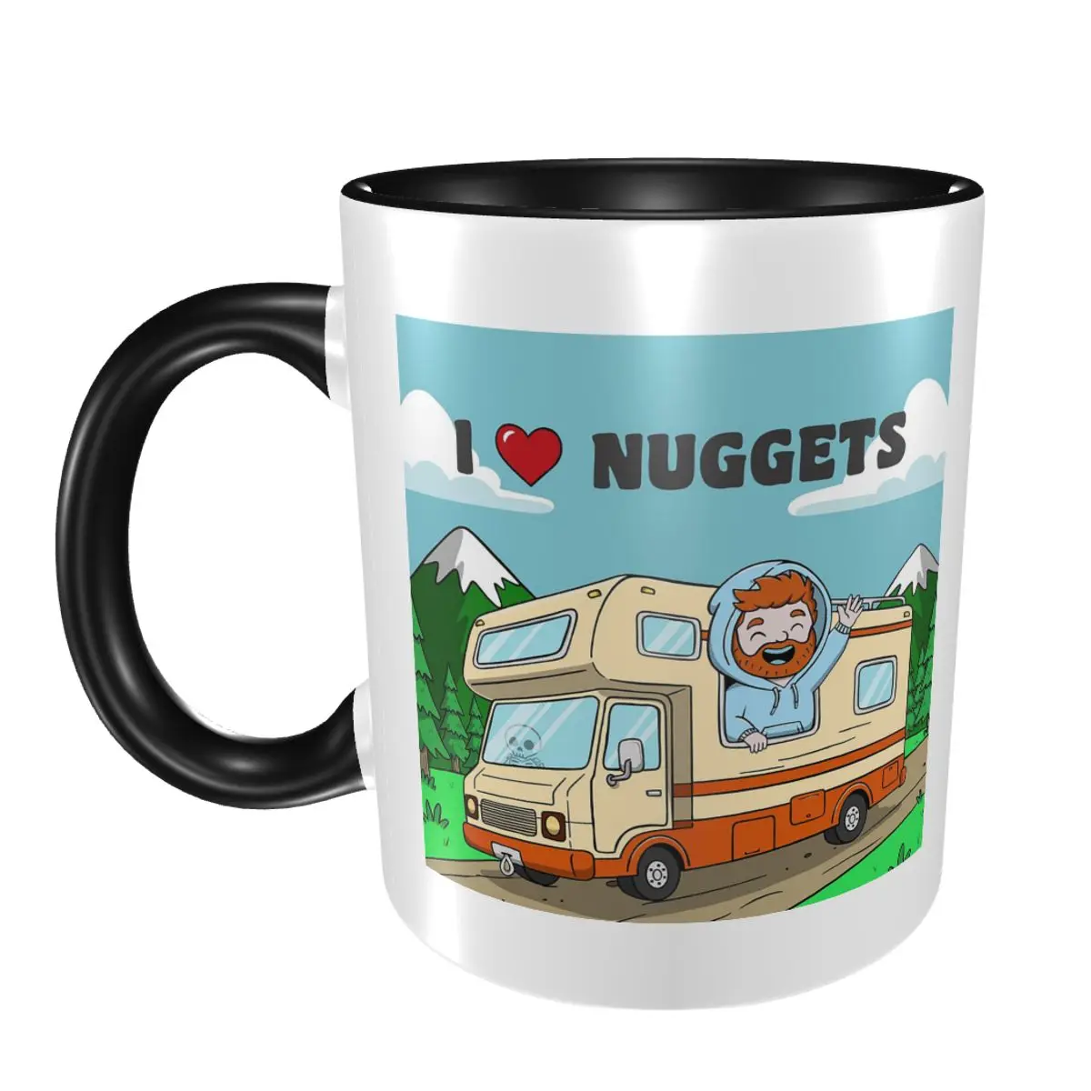 Caseoh There Camping Survival Game Vibes Goober Adventure Mug Ceramic Coffee Cups Tea Mugs Milk Cup Drinkware Gift for Woman Man