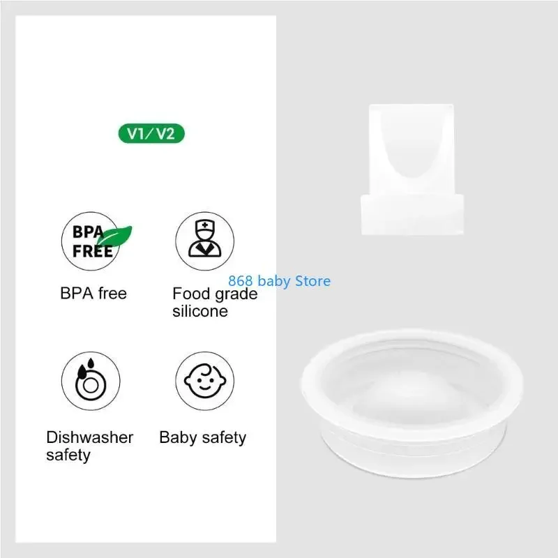 29EE Silicone Duckbill Valves Diaphragm Replacement for V1/V2 Electric Breast Pumps