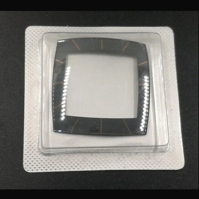 Sapphire Watch Glass Silver Diamond Series Turtle Back Wine Barrel for Rado557.0856.3 152.0725.3 629.0598.3 580.0691.3 33.9*31