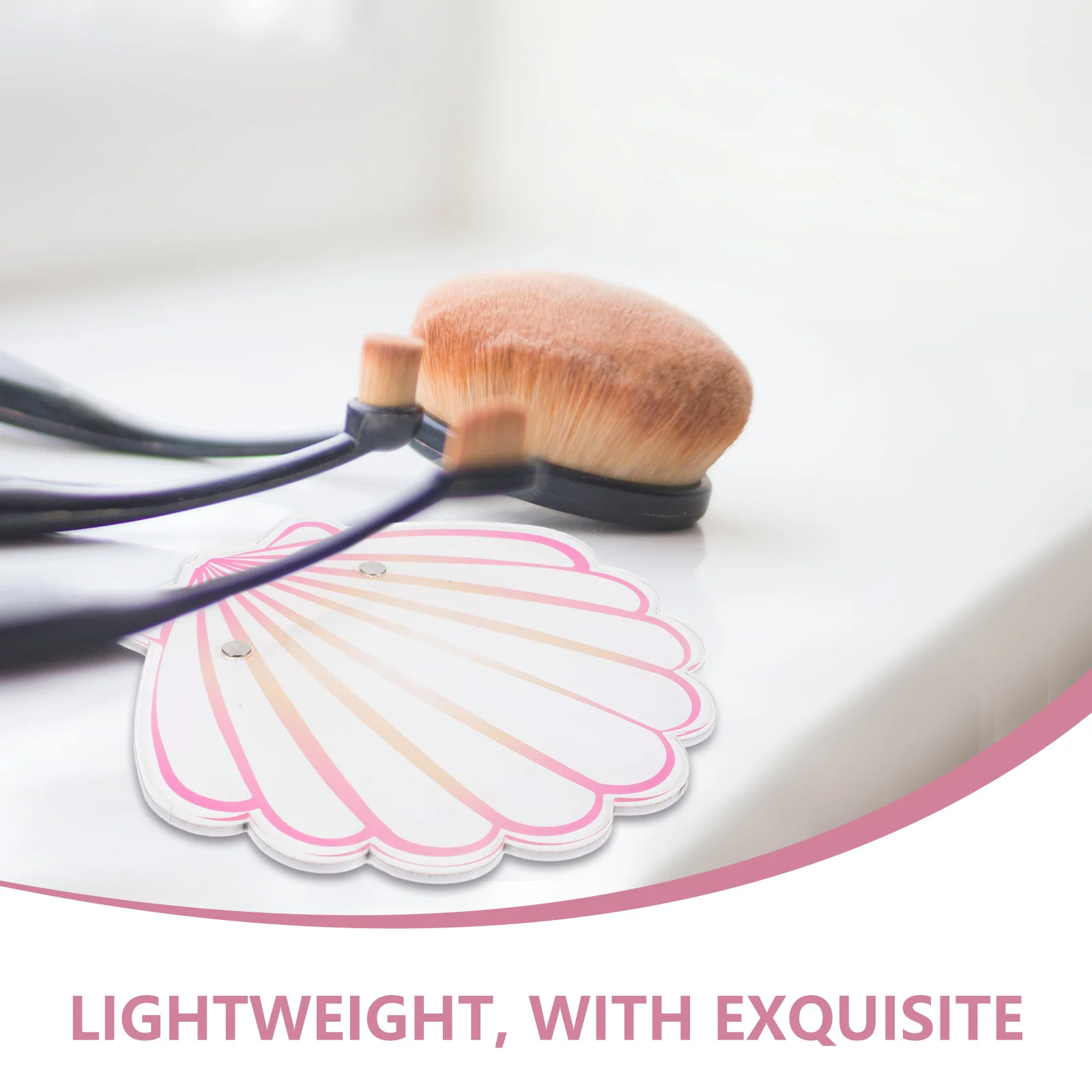 Shell Acrylic Eyelash Extension Tray Professional Grafting Tool for Salon and Home Use False Eyelashes Storage