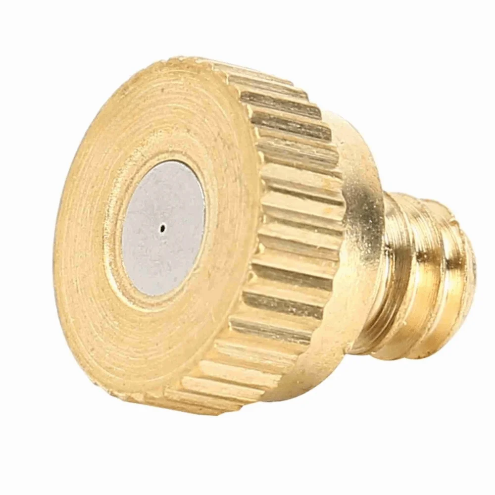30pcs Brass Sprayer Nozzle 0.2mm Orifice Easy Installation Low Pressure Sprayer Nozzle 10/24 UNC with O Shaped Sealing Ring