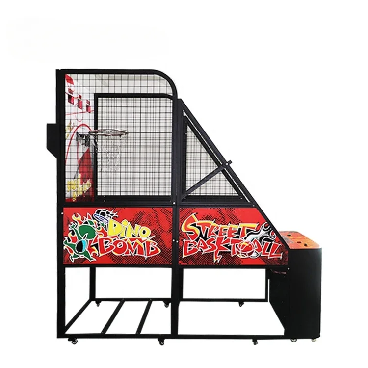 Factory Wholesale Cheap Indoor Coin Operated Arcade basketball shooting Game Machine electric street Basketball hoops machine