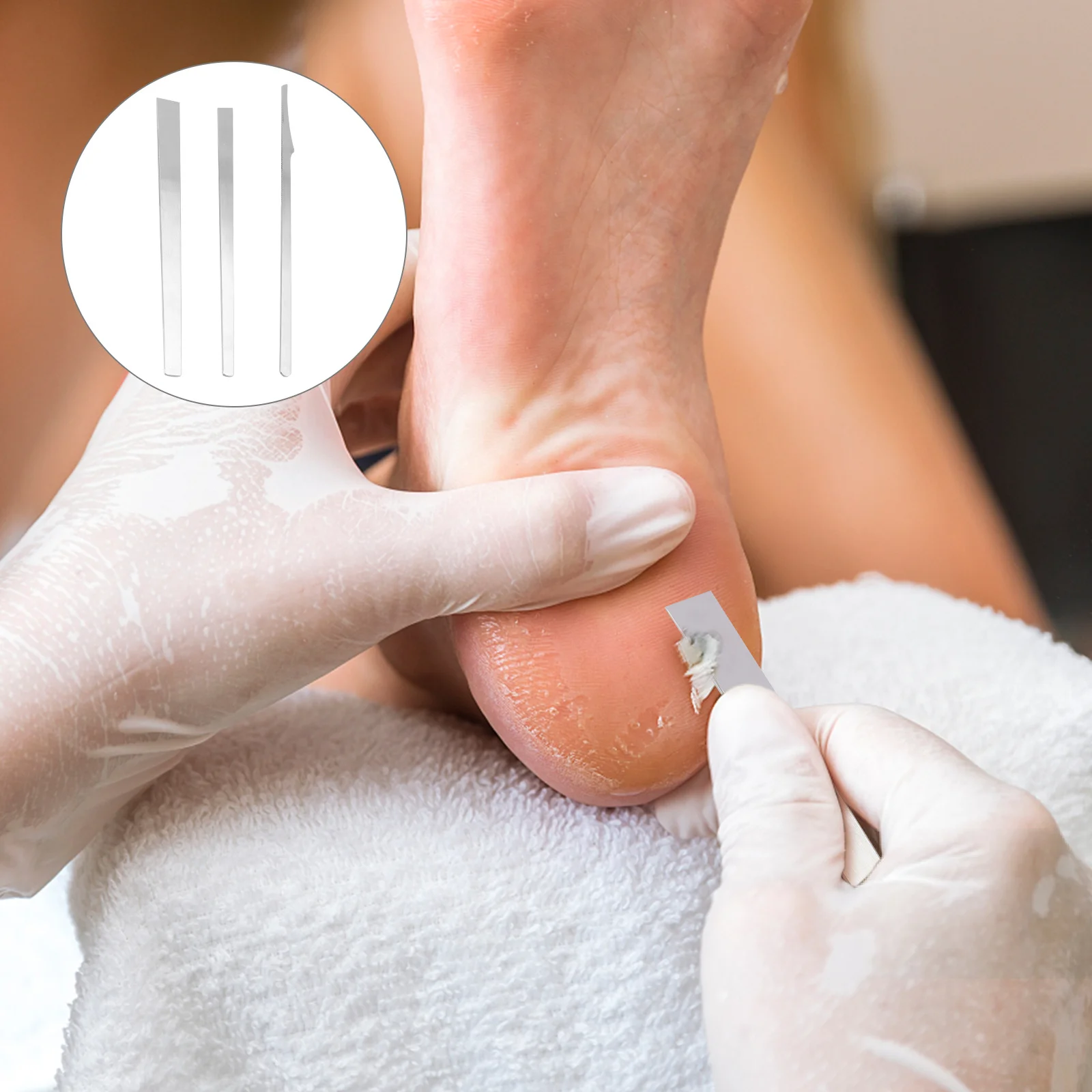 3 stücke Edelstahl Werkzeuge Nagel Pflege Fußpflege Werkzeuge Set Fuß Werkzeug Nagel Pflege Kit Pediküre Pediküre Werkzeug Liefert