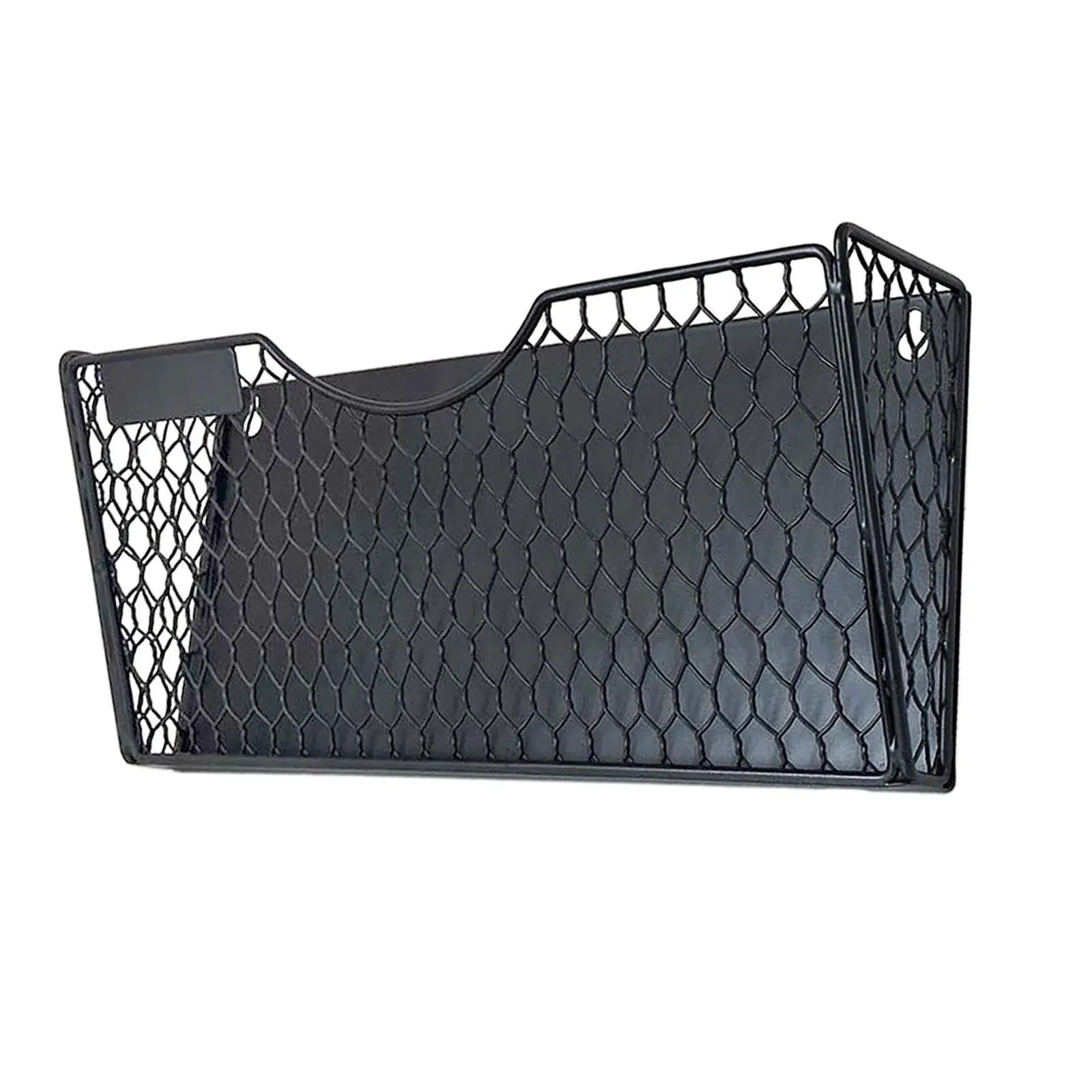 Wall Mounted Mesh File Holder Display Rack Holder Shelf files Document Organizer