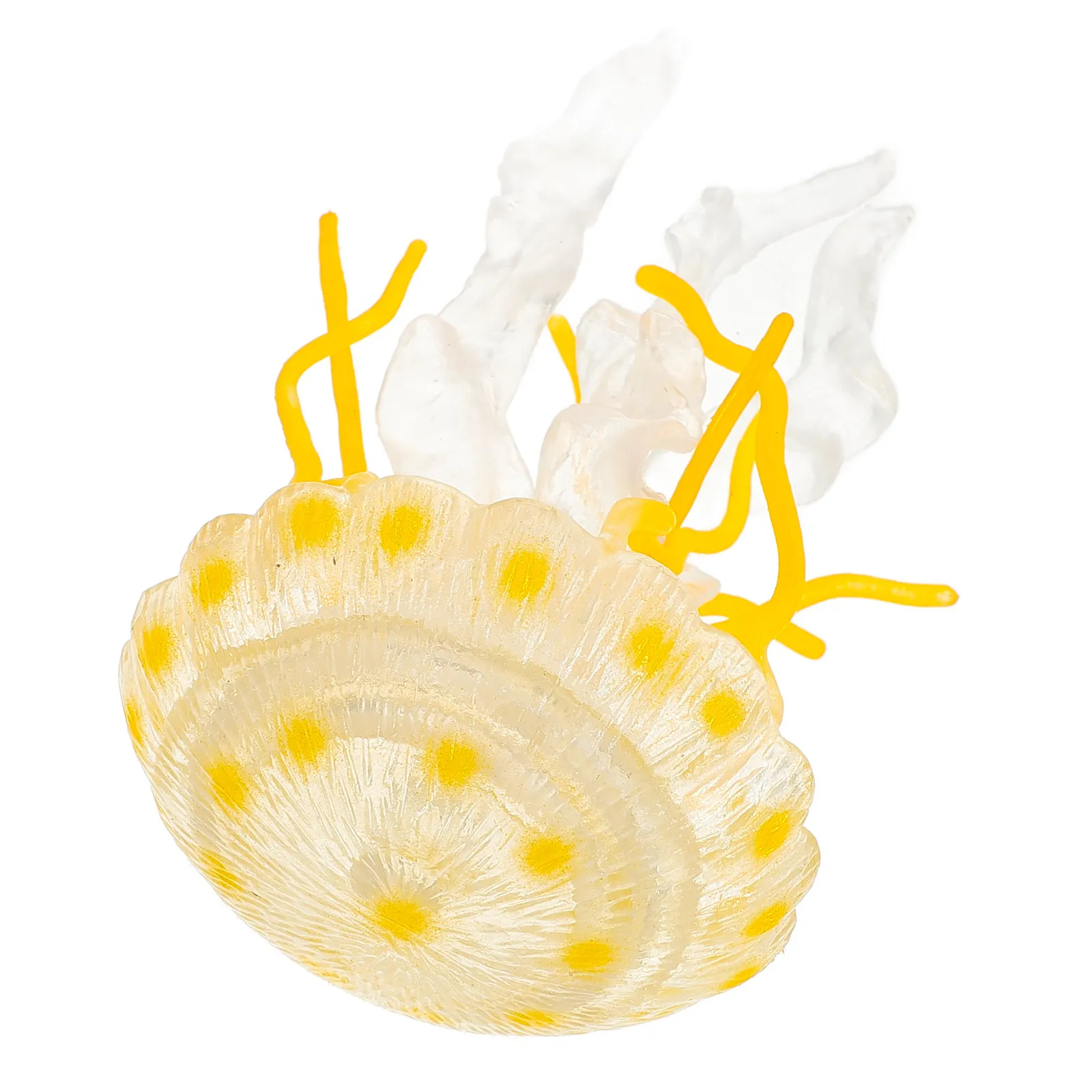 

Sunny Yellow Simulation Jellyfish Aquarium Decor Fish Tank Ornaments Interactive Learning Tool Ocean Sea