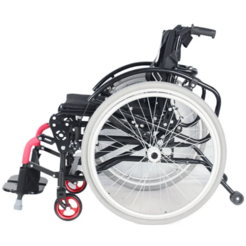 High Quality Manual Standing Wheelchair for Paraplegia Price Rehabilitation Therapy Supply for Handicapped People