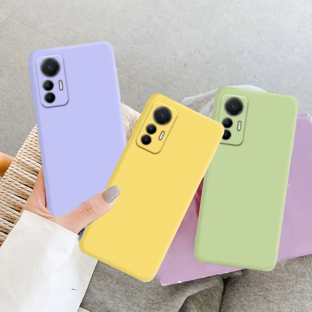 Für Xiaomi Mi 12 Lite Fall Matte Silikon Abdeckung Für Xiaomi mi 12 Lite Telefon Für Xiaomi 12 Lite Fall