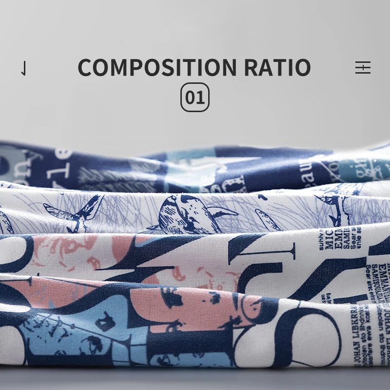 MiiOW 4Pcs Man Underwear Boxers Men\'s Panties Breathable Polyester Innerwear Sexy Men Underpants Boxershorts Antibacterial