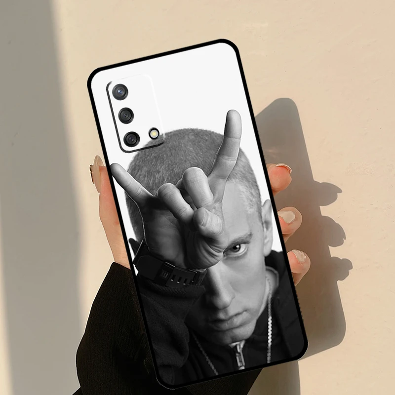 힙합 래퍼 에미넴 랩 케이스, OPPO A5 A9 A31 A53 S A15 A16 A17 A52 A72 A54 A74 A94 A57 A77 A76 A96 A54S 커버