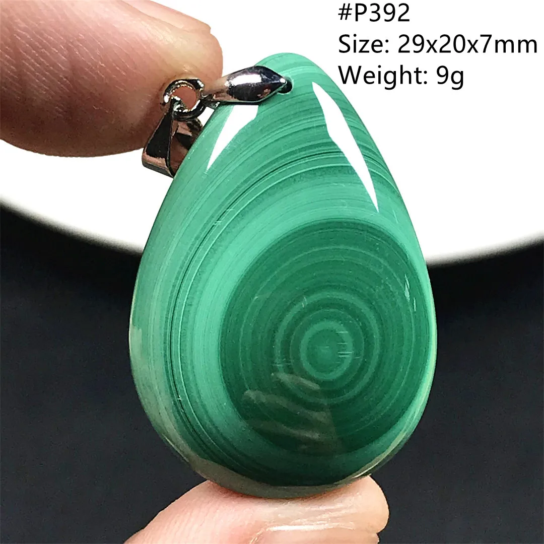 

Natural Green Malachite Necklace Pendant Jewelry For Women Lady Man Wealth Gift Beads Stone Silver Crystal Reiki Gemstone AAAAA