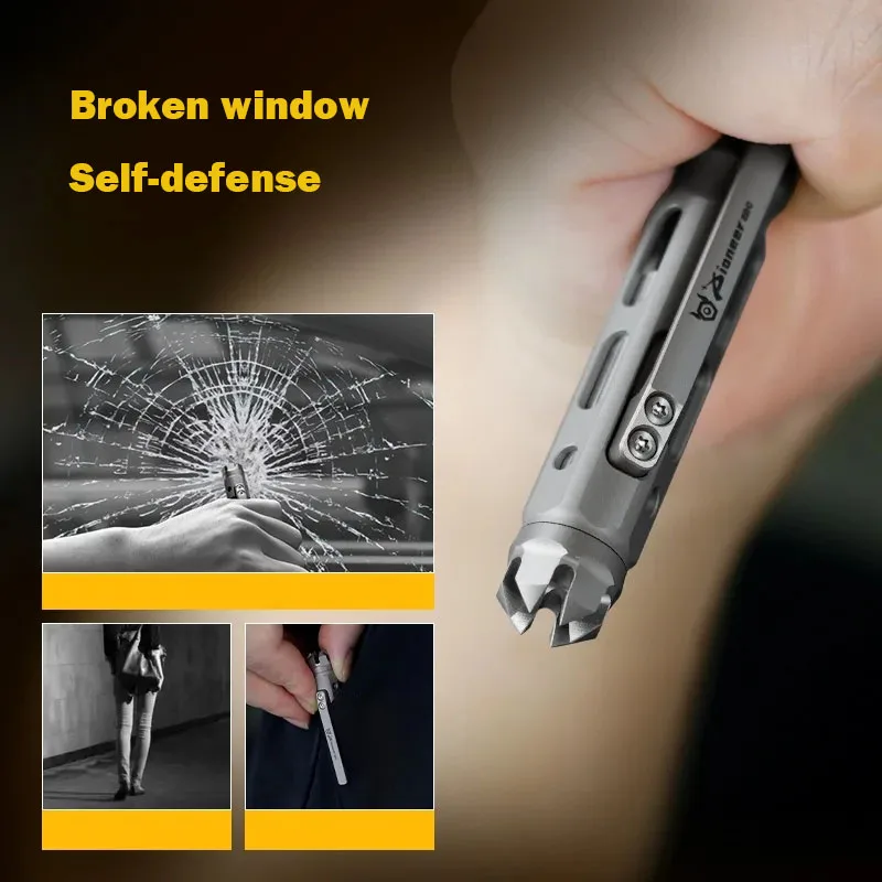 Titanium G2 Tactical Pen EDC Multifunctional Tools Emergency Glass Breaker Outdoor Survival Writing Pen Valentines Gift