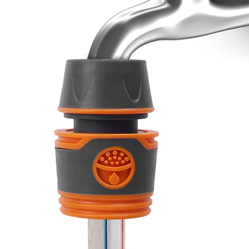 12/1x Garden Hose Adapter Connector Tap Extender Hose Quick Connection Stop Coupler Joint Water Pipe Irrigation Fittings 1/2"