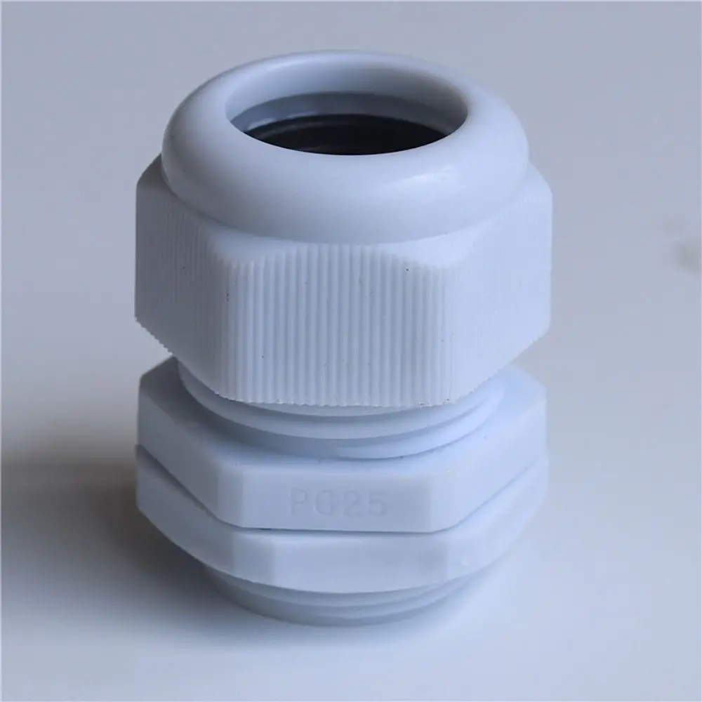 Waterproof Waterproof Joint Cable Gland White Black PG7 PG9 PG11 PG16 Wire Waterproof Joint IP68 Nylon Connector Wire