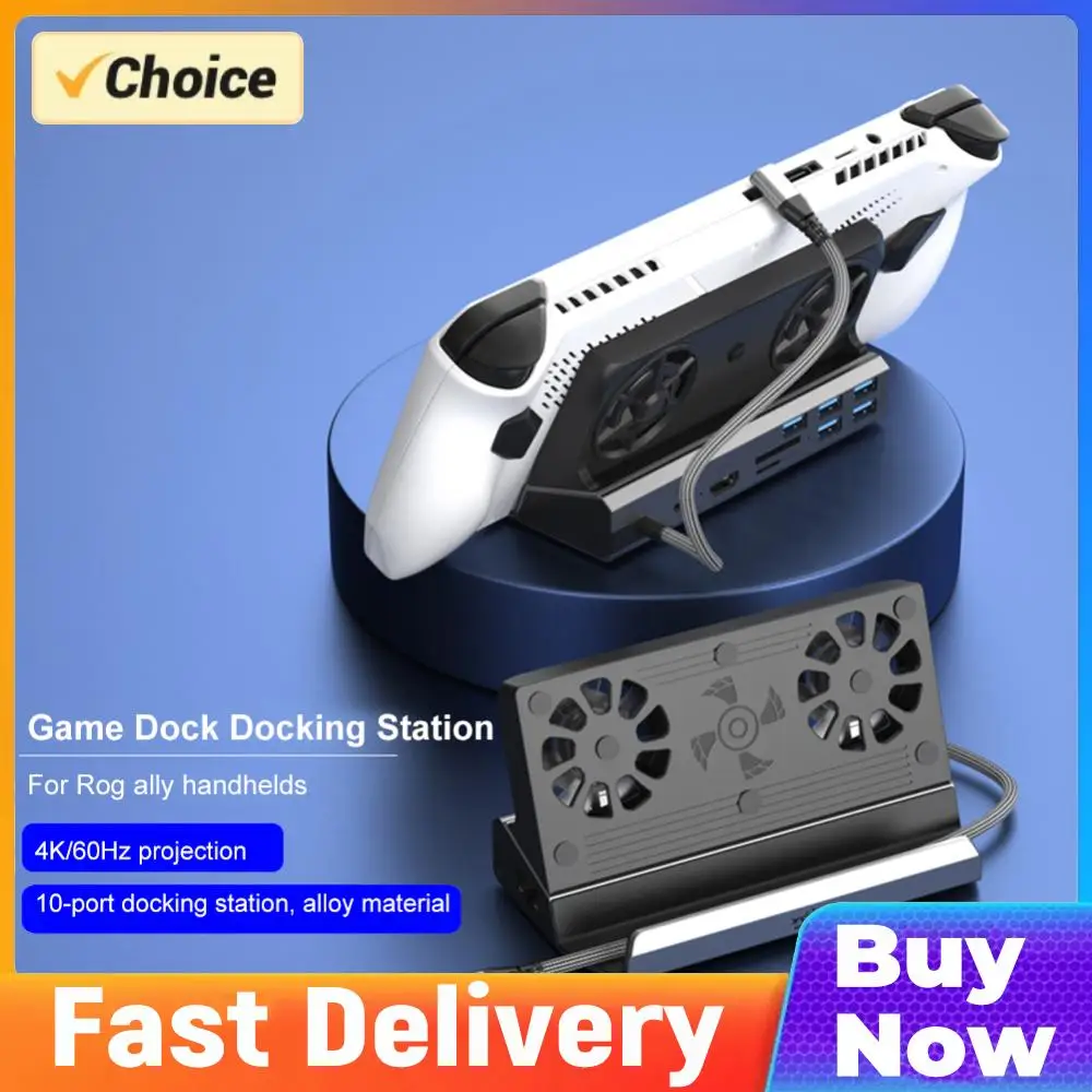 

Dock Console Hub 4K 60Hz USB C Docking Station Gigabit Ethernet 1000Mbps USB Hub Type C USB 3.0 2.0 PD 100W RJ45 for Steam Deck