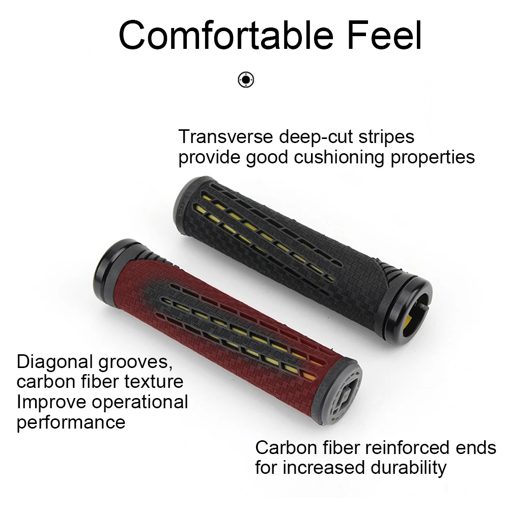 ODI CF Silikon Fahrradgriffe Kohlefaserverstärkte Griffstopfen MTB Anti-Rutsch-Lock-on-Lenkerabdeckung Bequeme Fahrradteile – Detail 7