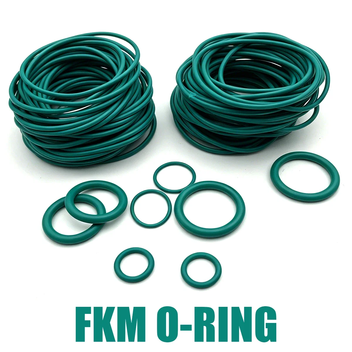 10PCS Fluororubber FKM Sealing Ring CS 2.4mm High Temperature Resistant Non Deformable Engine/Pipeline Sealing Accessories.