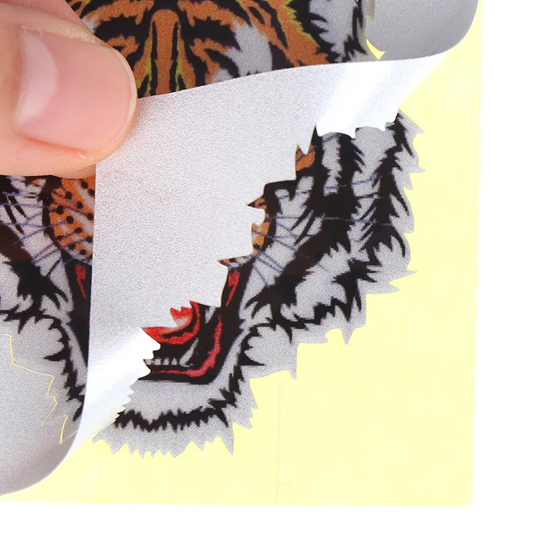 1 Sheet Three Tiger Heads Car Motorcycle Vinyl Decal Auto Styling Stickers