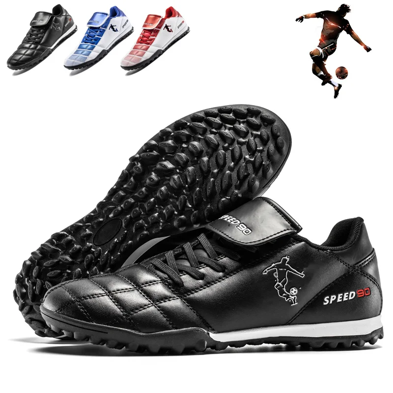 

Новые мужские сверхлегкие футбольные бутсы с высокой лодыжкой, футбольные бутсы, домашняя нескользящая спортивная обувь для футзала, нескользящая