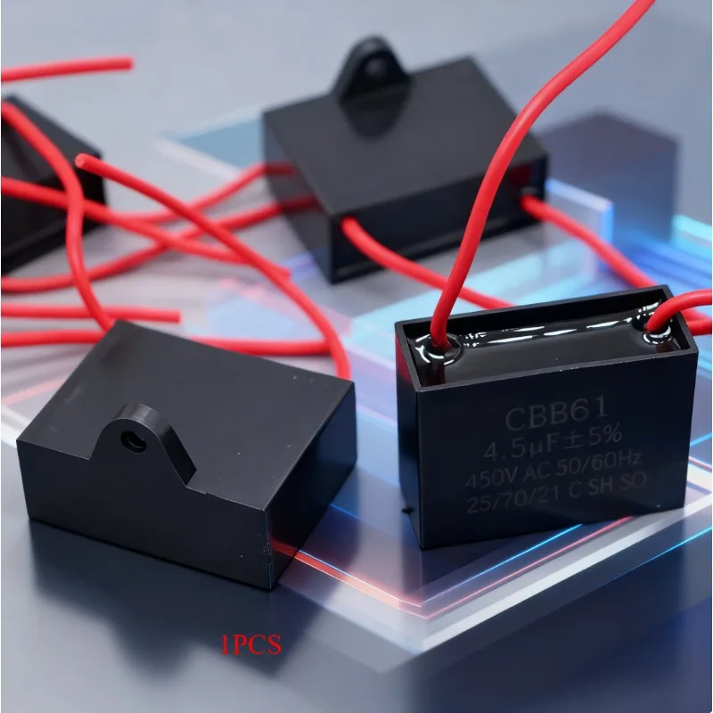 Suitable for household floor fans, ceiling fan capacitor general accessories CBB61  1pcs