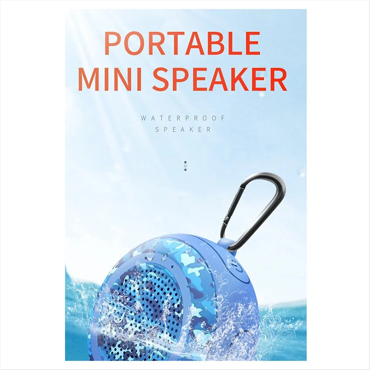 

*X07A Mini Bluetooth Speaker IPX7 Waterproof Bathroom Music Speaker Handsfree Shower Music Player Bass Sound Box FM Radio B