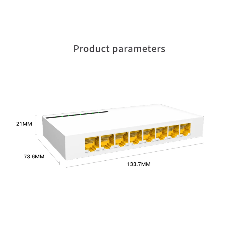 8 포트 네트워크 스위치 RJ-45 LAN 어댑터 인터넷 분배기 이더넷 스마트 스위처 RJ45 허브 게임 기가비트 스위치 네트워크 어댑터