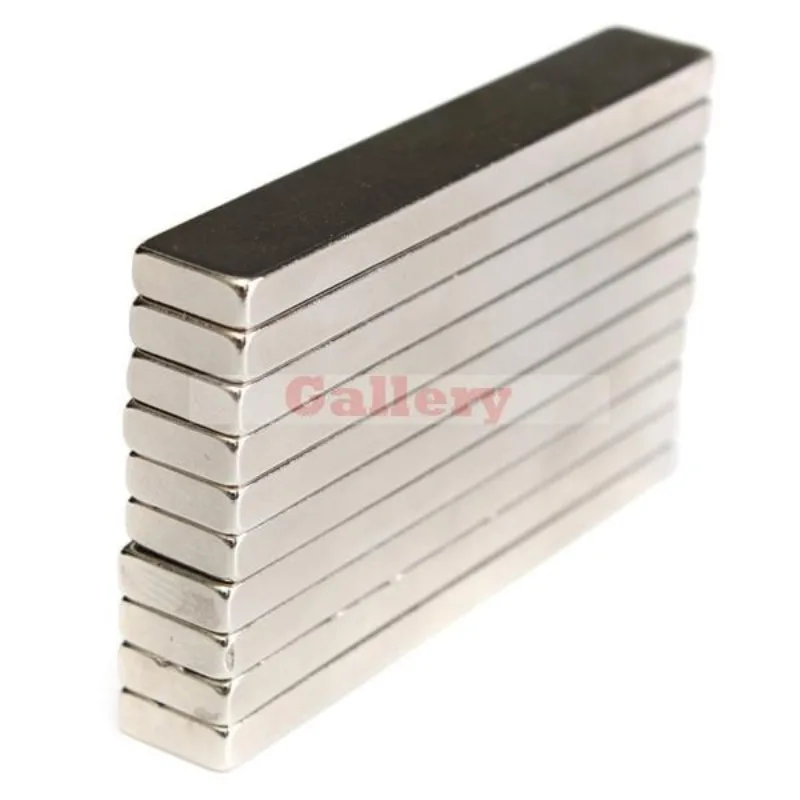 

15 pcs N50 Super Strong Block Cuboid Magnets 60x10x4 mm Rare Earth Neodymium Magnets