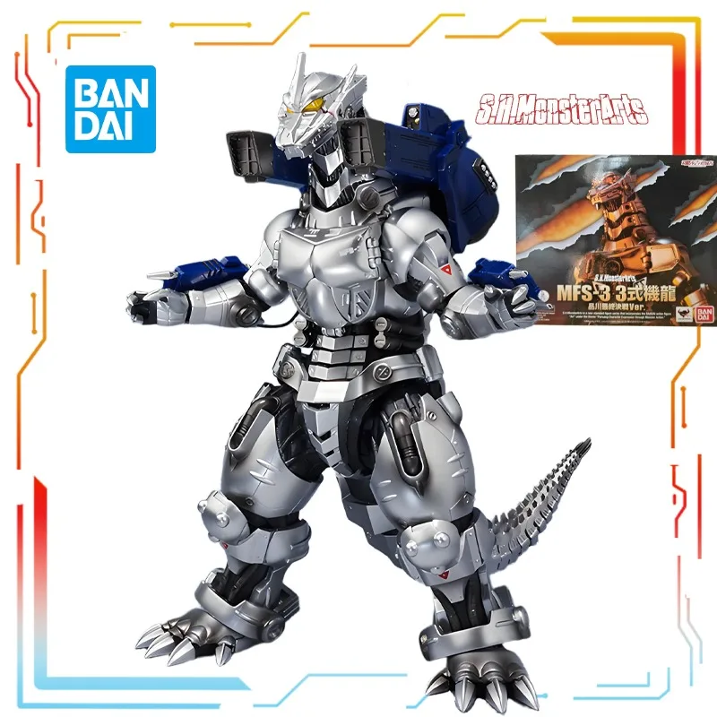 

Bandai Original S.H.MonsterArts Готовая подвижная кукла Тип 3, машина Дракон, аниме, экшн-фигурка, модель игрушки, подарки для мальчиков