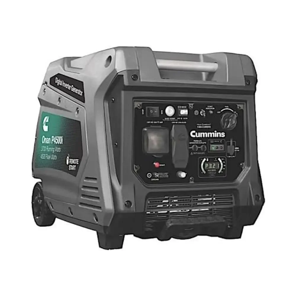 Portable Gas-Powered Inverter Generator USB Charging RV Camping 3700W Lightweight Backup Power