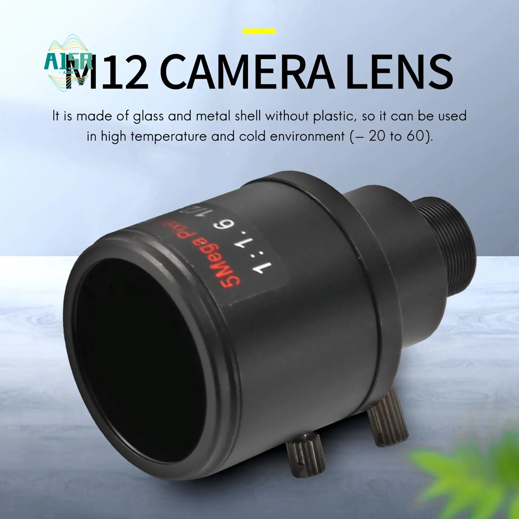 

A15R -CCTV Lens 1/2.5 Inch 6-22Mm 5MP M12 Mount Varifocal Lens F1.6 For 4MP/5MP CMOS/CCD Sensor Security IP/AHD Camera