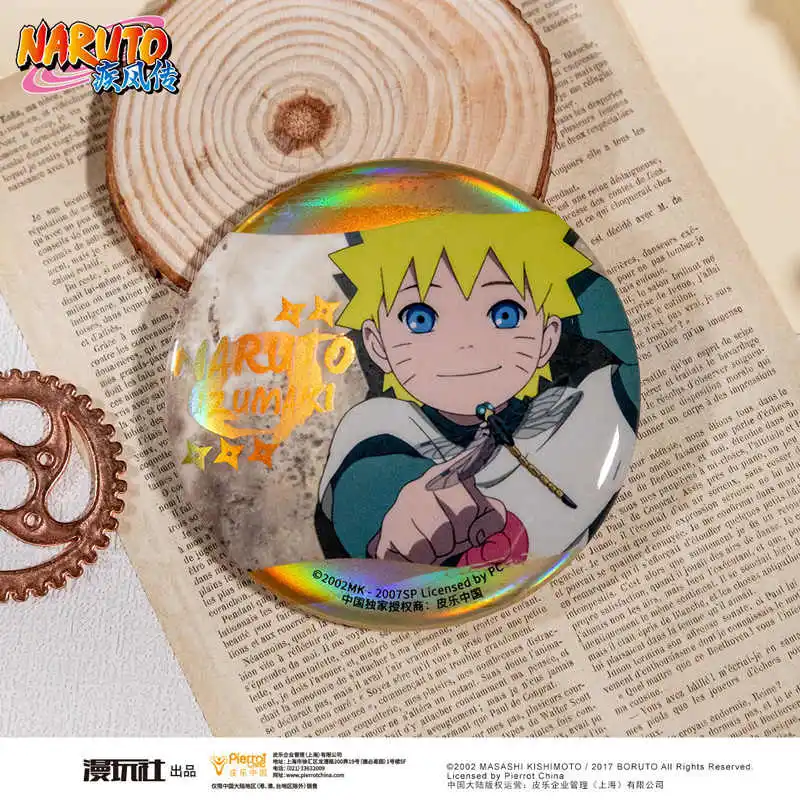 Naruto Sasuke Jiraiya Obito Childhood Nohara Rin Hashirama Gaara Orochimaru Shisui China Official Authorization Cosplay Badge