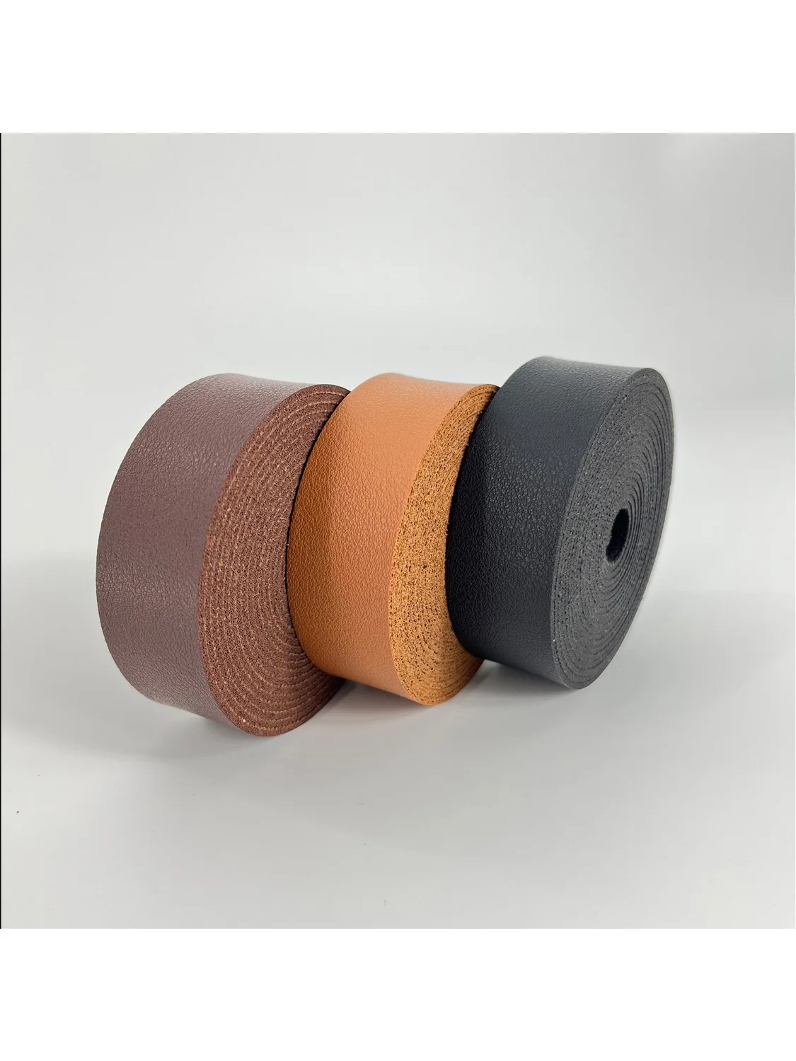 2,5 cm Breiter Einseitiger Napa-Textur PU Kunstlederriemen 1,8 mm Dick für DIY Handarbeiten Nähzubehör Dekorationen