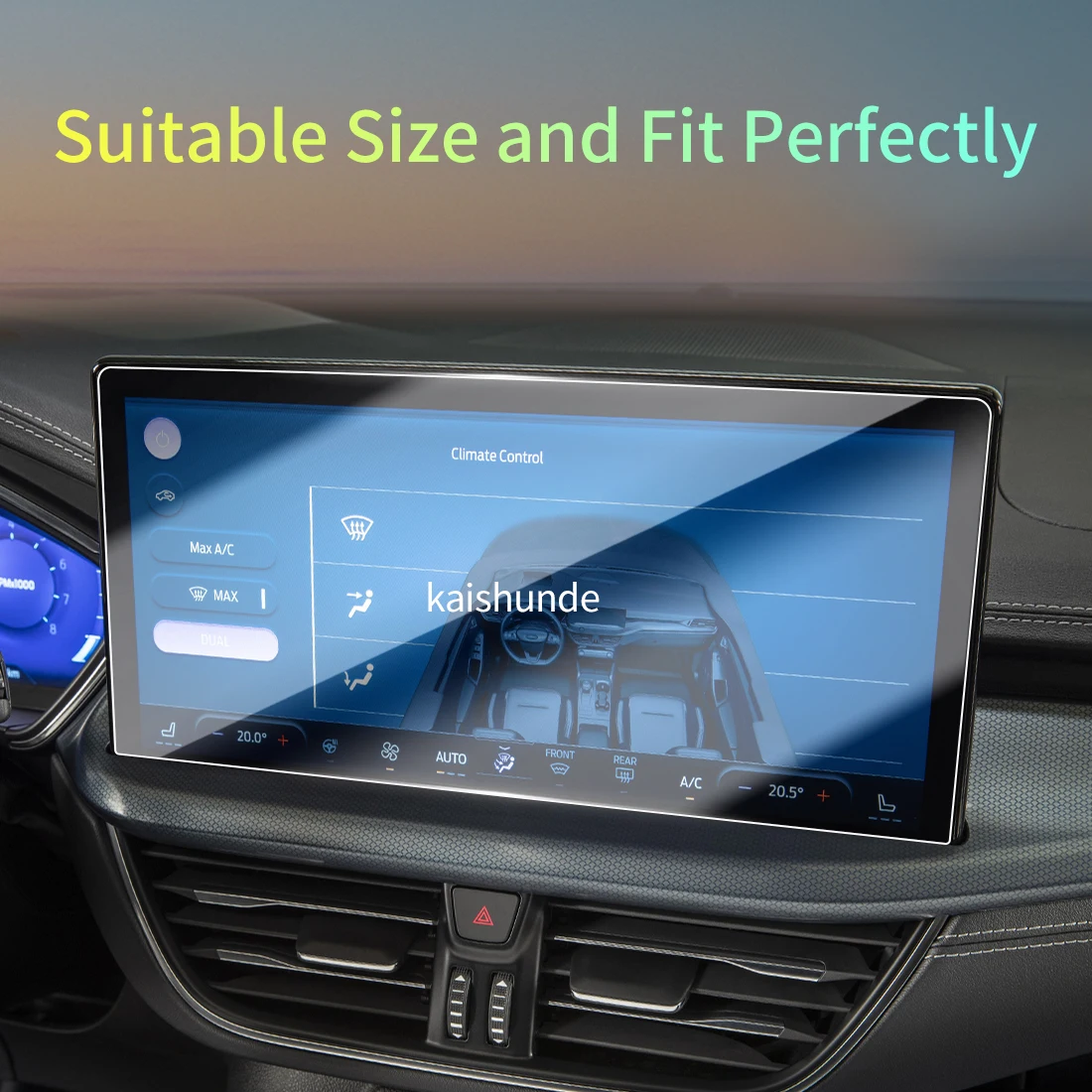 Car Stickers Meters Protector For 26 Ford Focus Kuga Tempered Glass Protective Film Display Navigation Vehicle